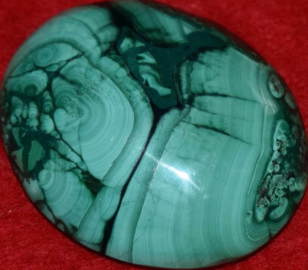 Malachite Worry Stone #4