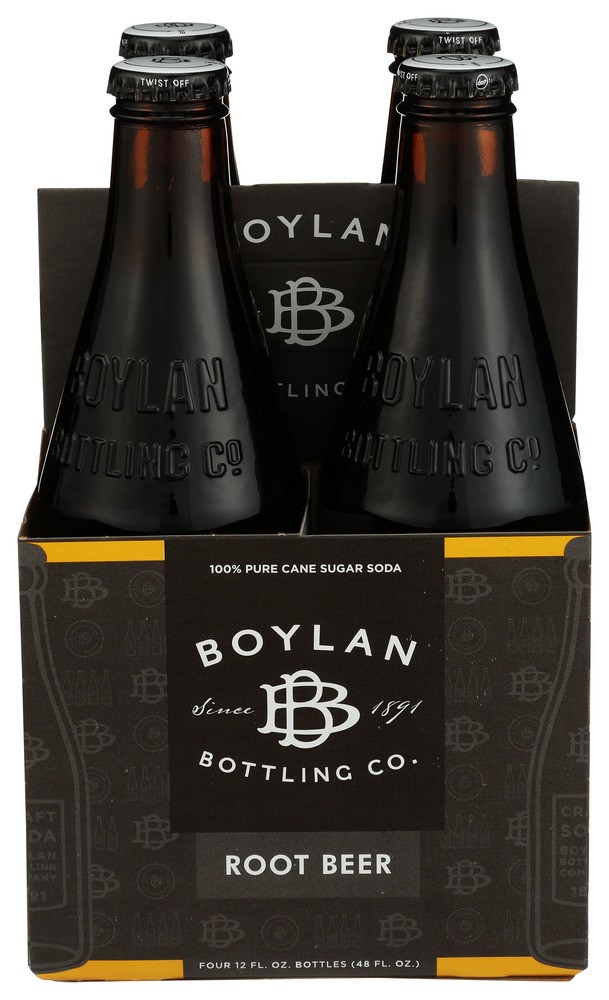 Boylan Soda Root Beer 4Pk Pack Of 3