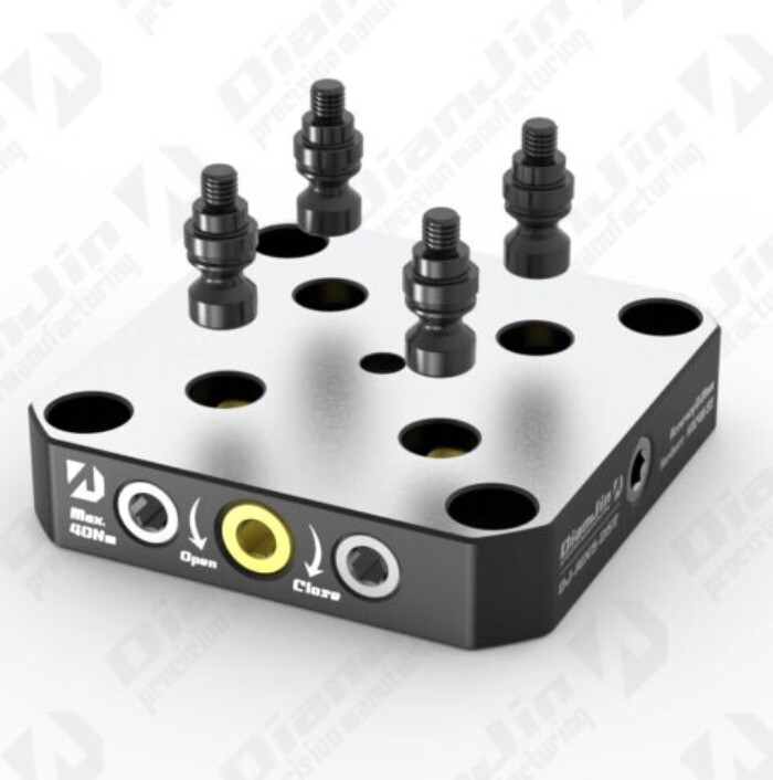 Four 、Five-axis Fixture Self-centering Vise Zero-point Quick-change Four-axis