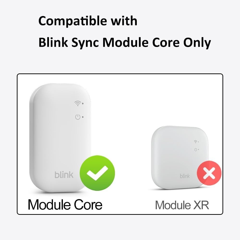 Secure Blink Sync Module Core Mount with USB-C Cable - Clutter-Free Solution
