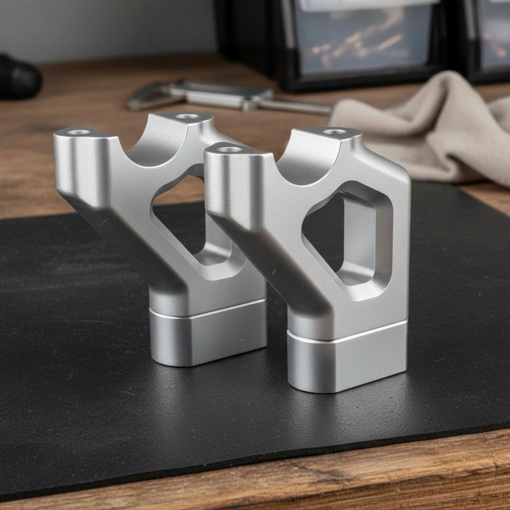 2 Pieces Handlebar Pullback Riser Improved Riding Posture Handlebar Riser Kit