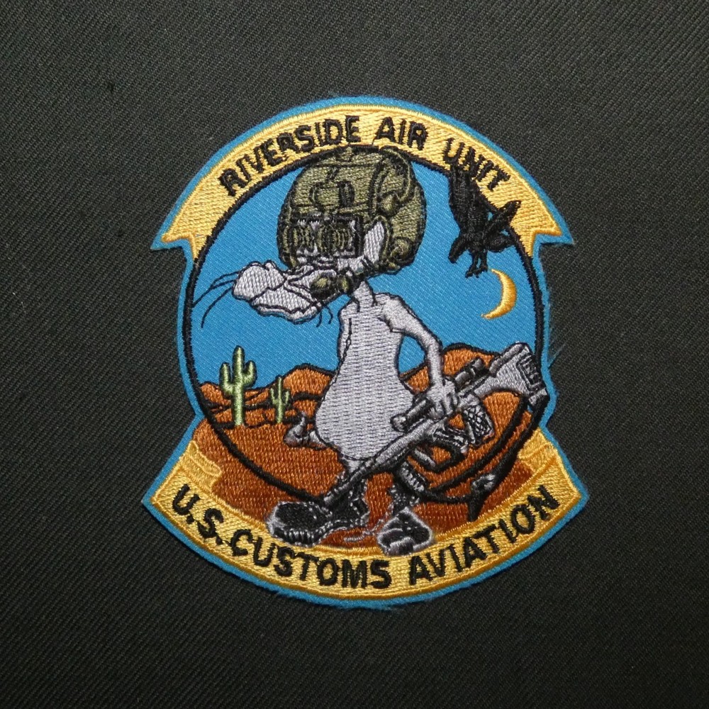 Vintage US Customs Service Riverside CA Air Unit Patch