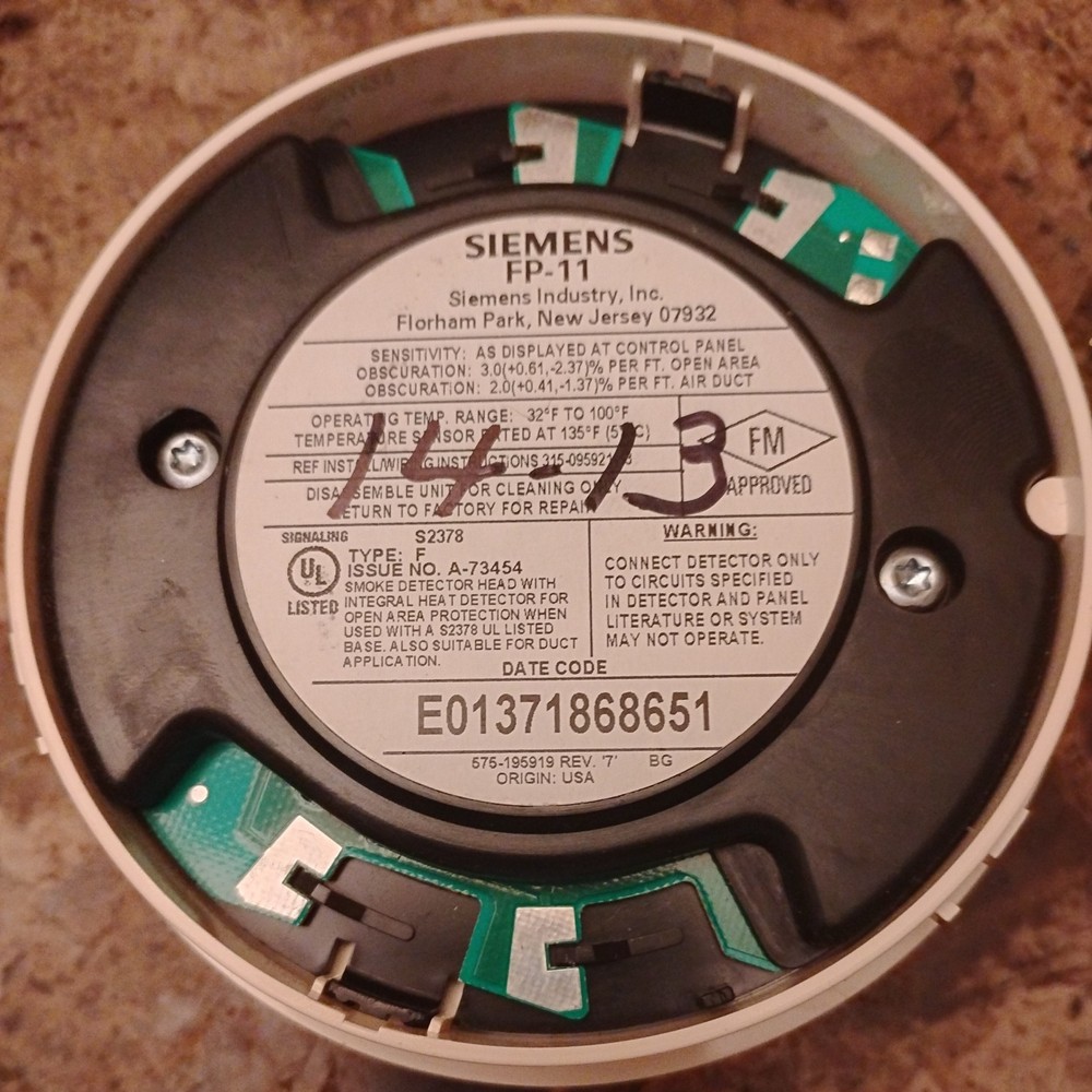 Fire Protection Siemens FP-11 / FP11