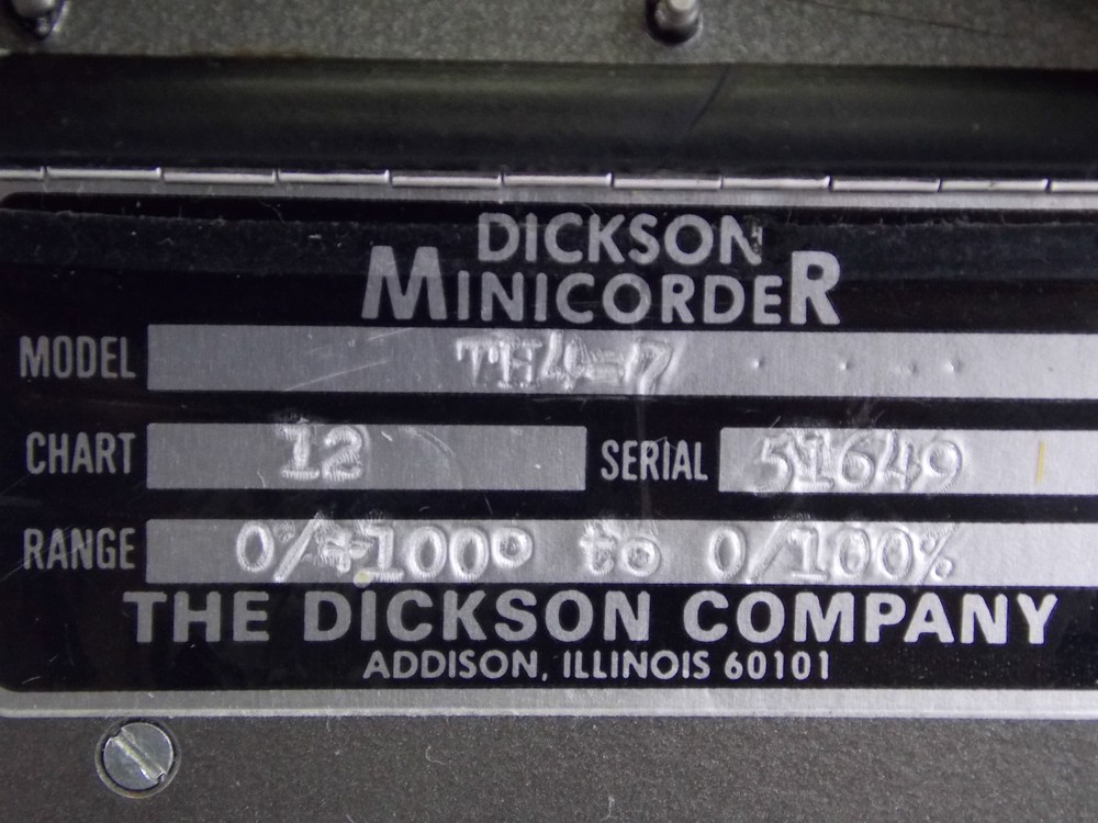 DICKSON COMPANY MINICORDER MODEL TH4-7