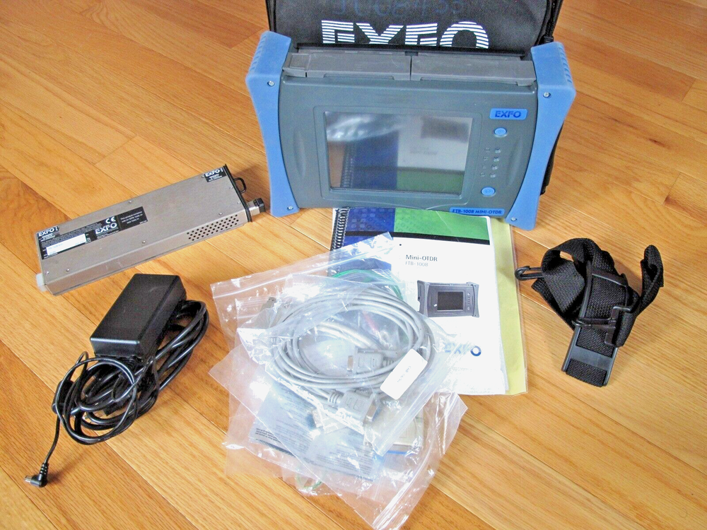 EXFO FTB-100B mini OTDR Test System w case / Accessories / FTB-7223B-B-EI Module