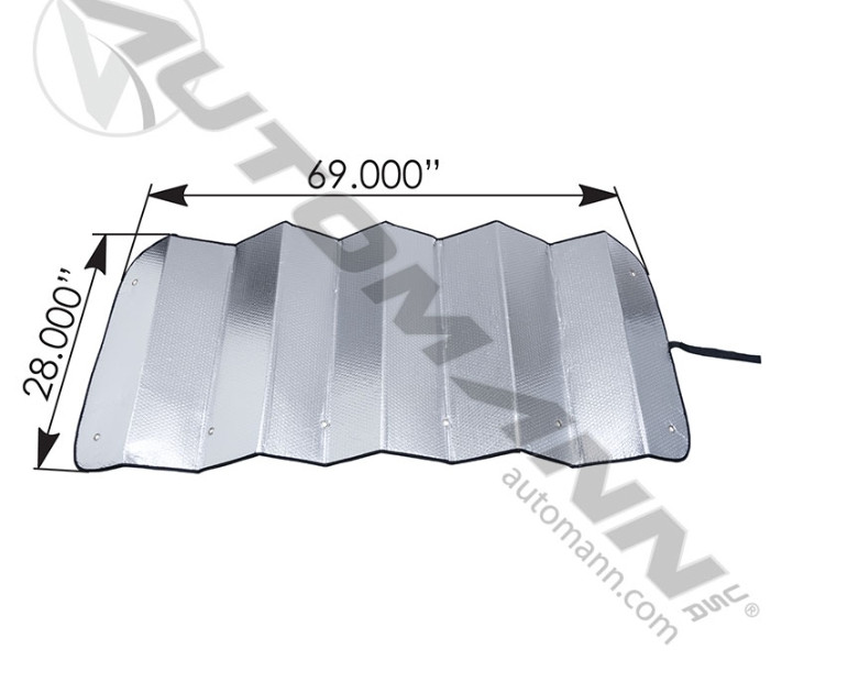 Windshield Sunshade For Kenworth T680 2013-2019