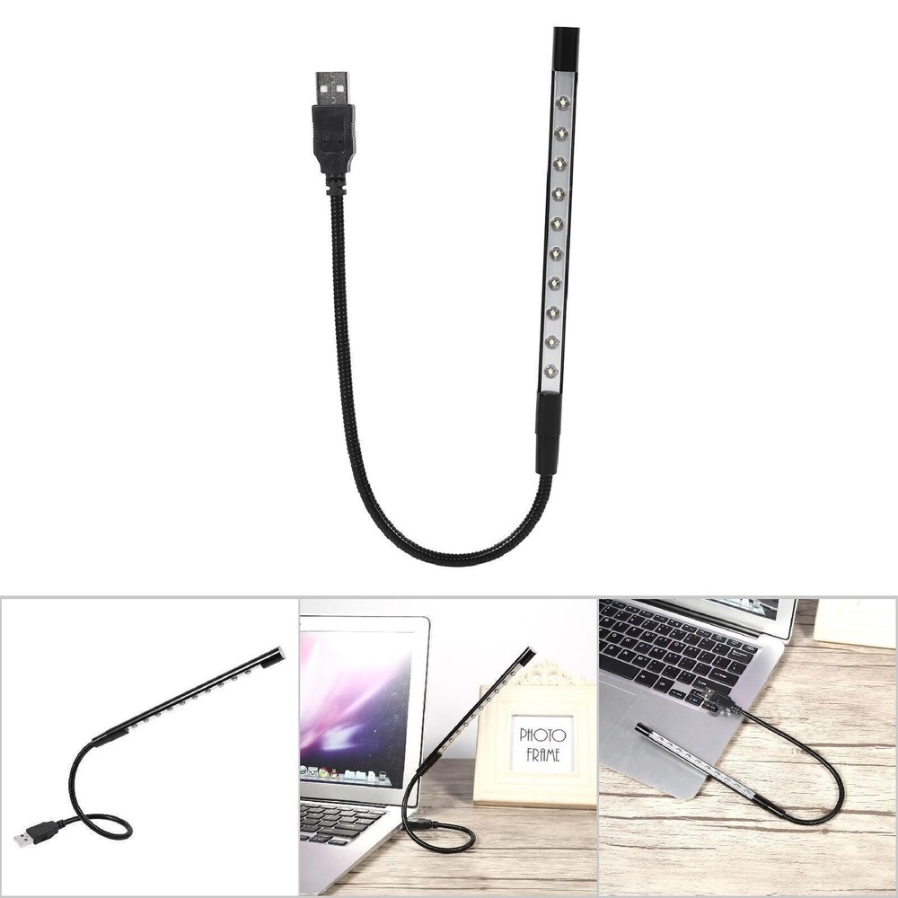 5V Flexible Mini USB LED Reading Light Lamp Flashlight For Laptop PC Computer