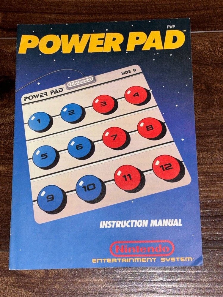 Power Pad Controller Nintendo NES Instruction Manual Only