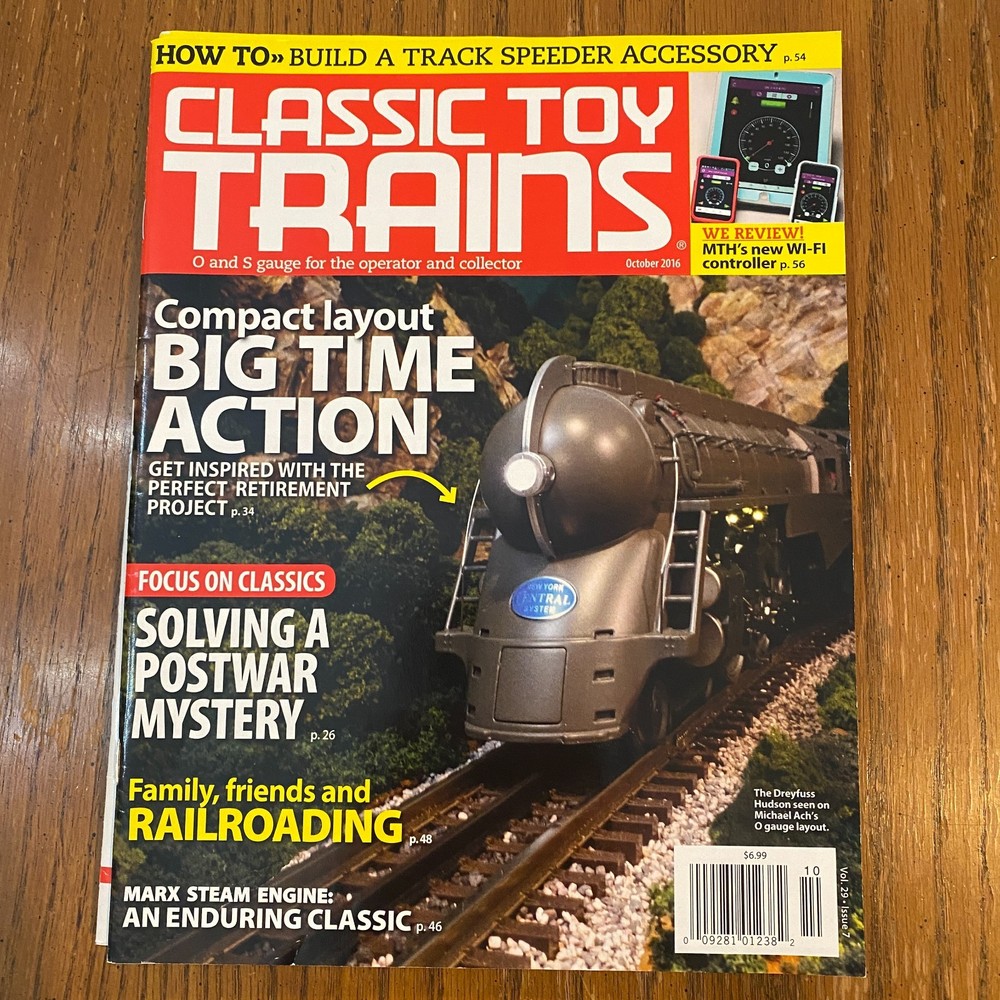 Complete 2016 Classic Toy Trains Magazine Collection – Kalmbach – 9 Issues
