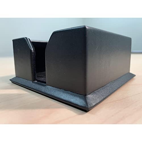 A1075 Black 3" X 3" Leather Note Ho
