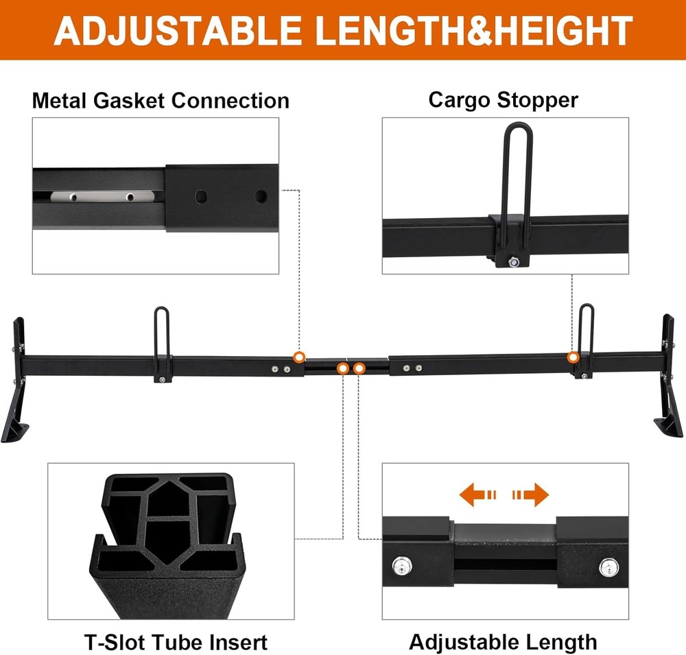 CIRONBOW Van Ladder Racks 3 Bars