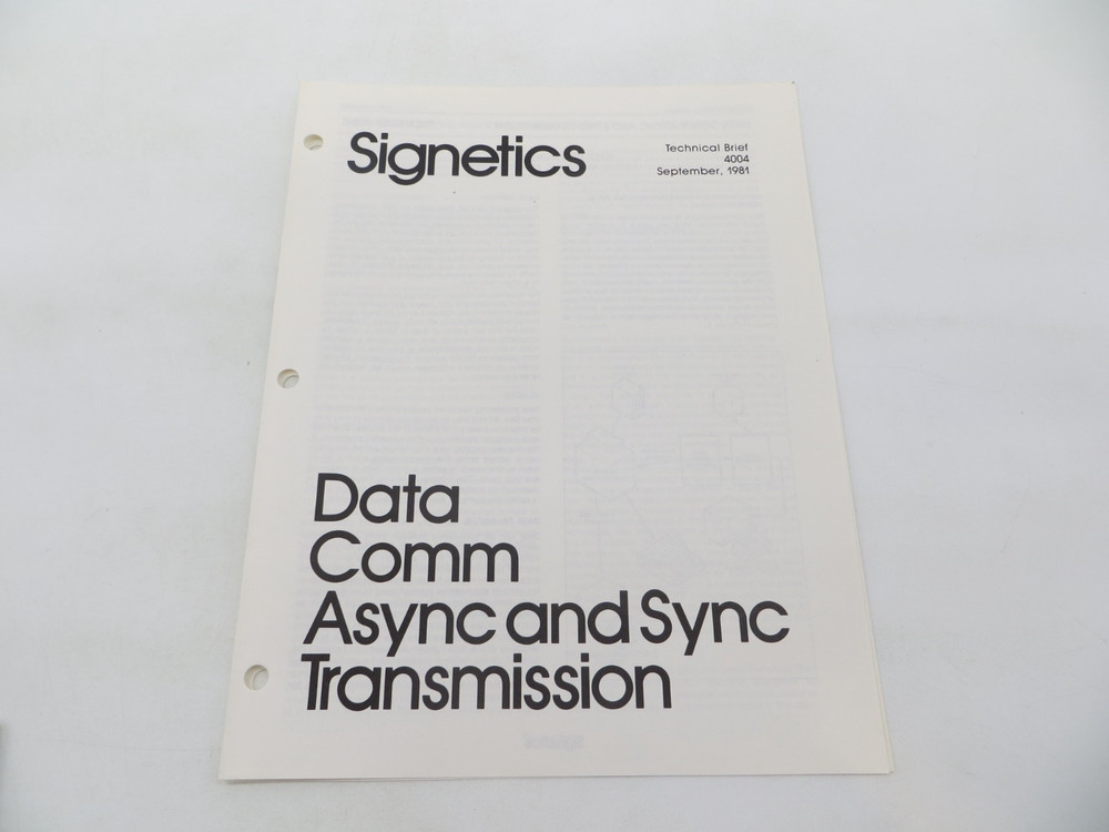 Signetics lot of 10 Application Notes Tech Data Sheets 1981 vintage technology
