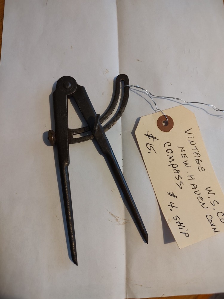 Antique W S Co compass New Haven CONN
