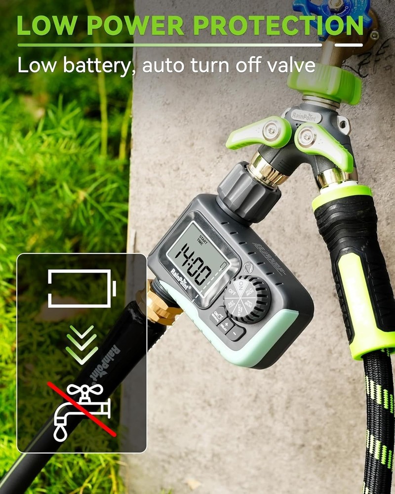 1 Outlet Water Timer with Rain Delay
