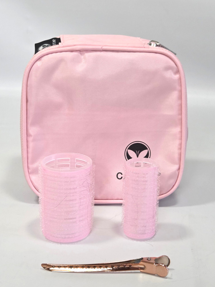 Calista Volumizing Soft Grip Rollers, Pixie + Short Clips in Case READ