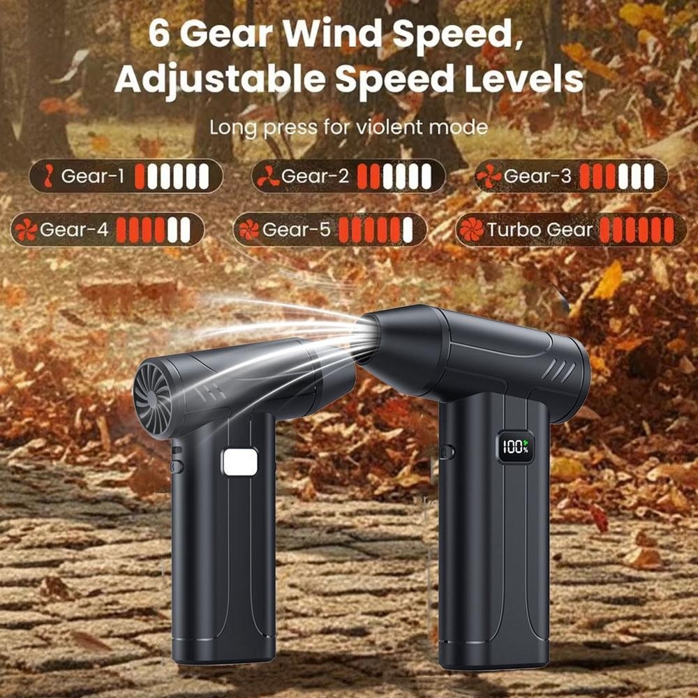 Air Duster - Portable Powerful, Versatile Efficient Cleaning Solution M5F5 U6E9
