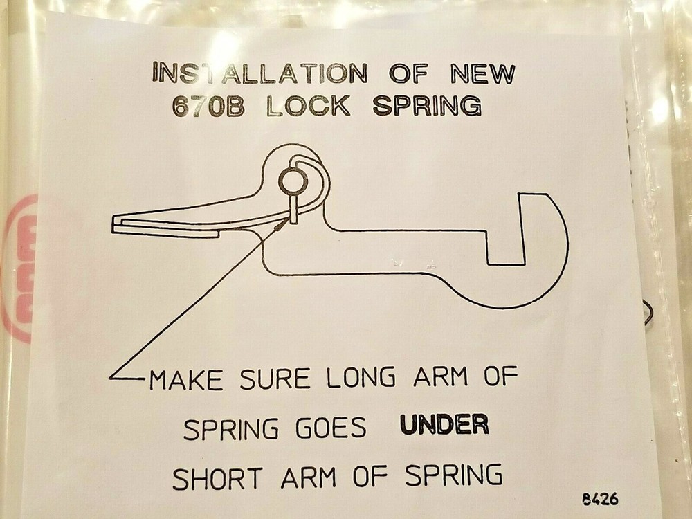 Mec Lock Spring 100670B