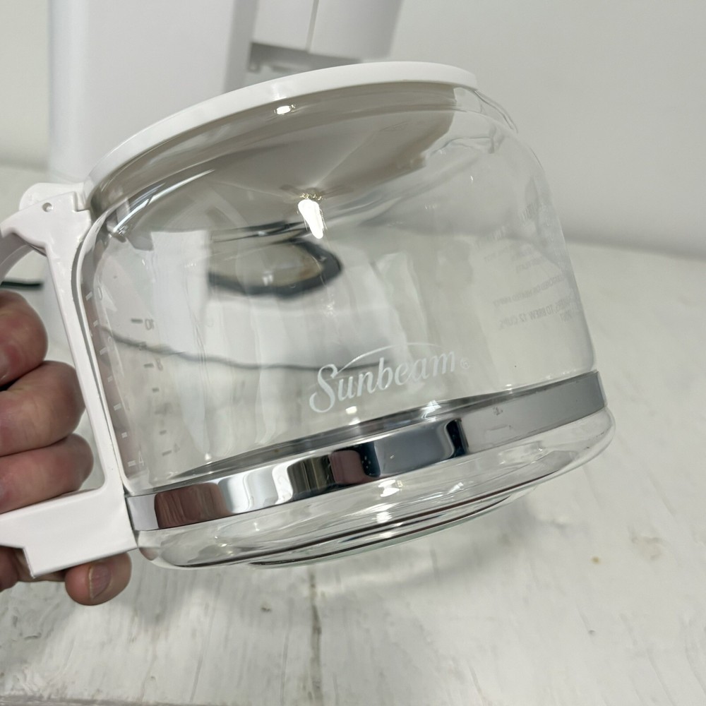 Sunbeam Coffee Maker Model 6385 Vintage Cleaned Tested Working