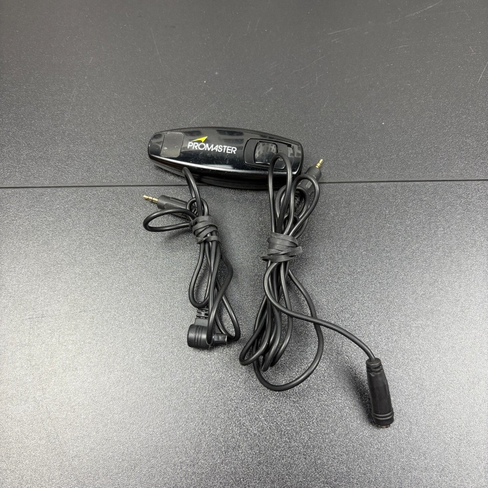 Promaster Wired Remote Shutter Release Cable Switch with Lock for DSLR Camera
