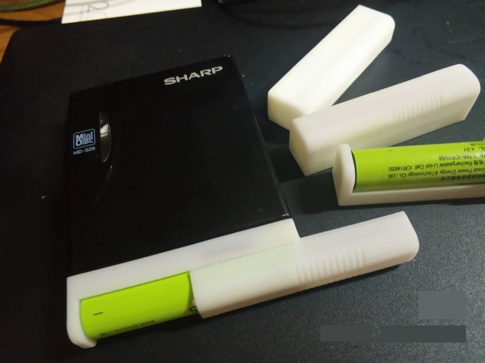 1000mAh Battery Case Attachment For SHARP MD-S25 MD-S20 AD-S20BT-S