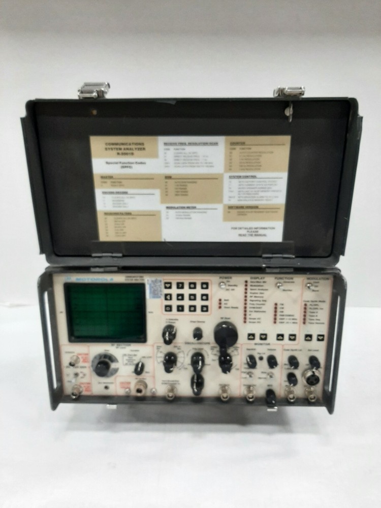 Motorola R2008D/HS Communications System Analyzer with High Stability OCXO