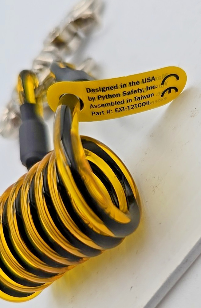 Fall Protection For Tools Tether Coil T2T Trigger To Trigger 1500067