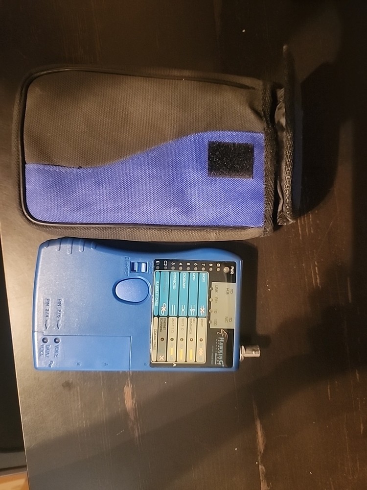 Hawking PN100T Professional Network Tester Ethernet Analyzer Blackhawk AS-IS