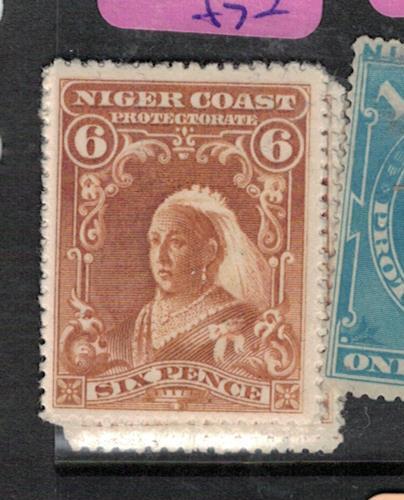 Niger Coast Protectorate SG 11 MOG (1emu)
