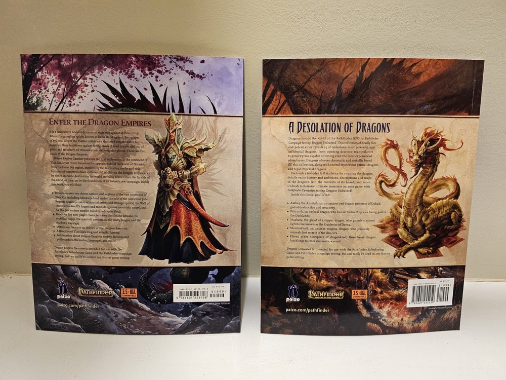 Pathfinder Campaign Setting Dragon Empires Gazetteer Dragons Unleashed