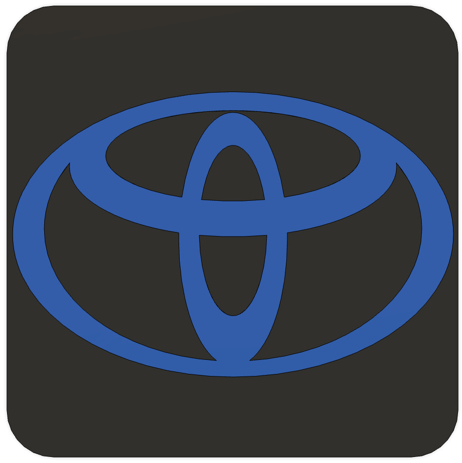 Toyota Hitch Cover -- Multiple Color Options Available!