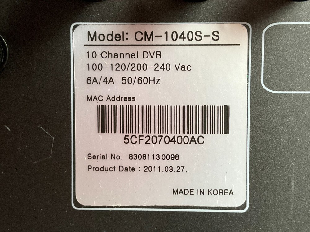 Speco Technologies DVR 10 channels 2TB DVR82HD2TB ✅❤️️✅❤️️ Open Box!
