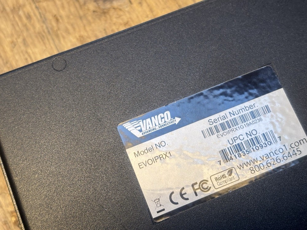 Evolution EVOIPRX1 And EvoIpTR1 HDMI over IP Receiver