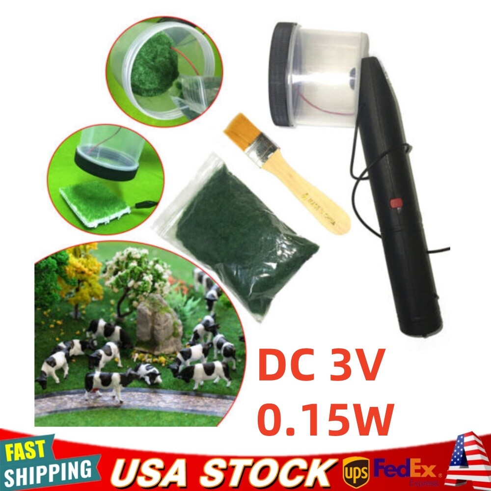 Portable Static Grass Flocking Applicator Machine Advanced Diorama Model Scenery