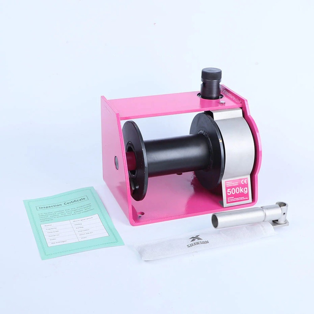 Worm Gear Hand Winch Self-Locking Winch 250 Kg Hand Winch One Machine Two Uses