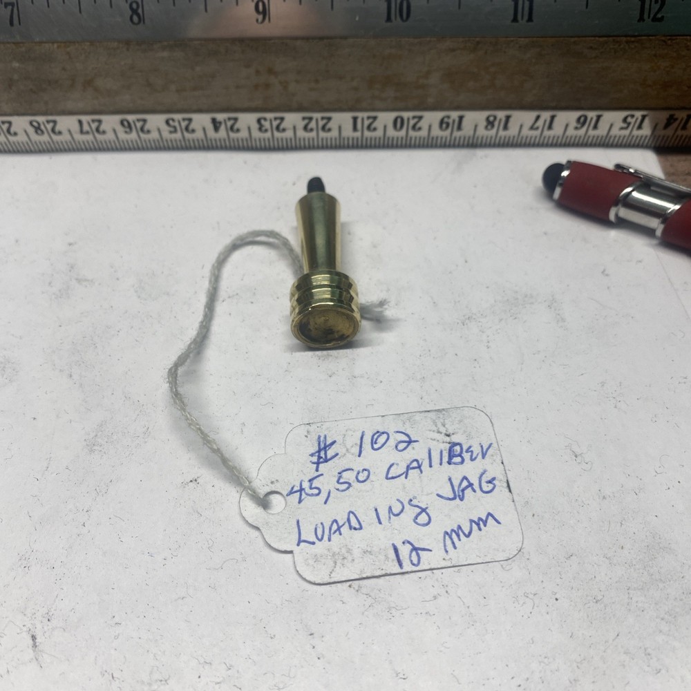 Brass Muzzleloader Loading, Cleaning Jag