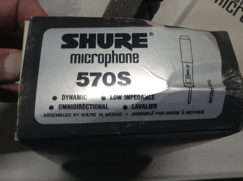 Shure 570S Omnidirectional Dynamic Microphone