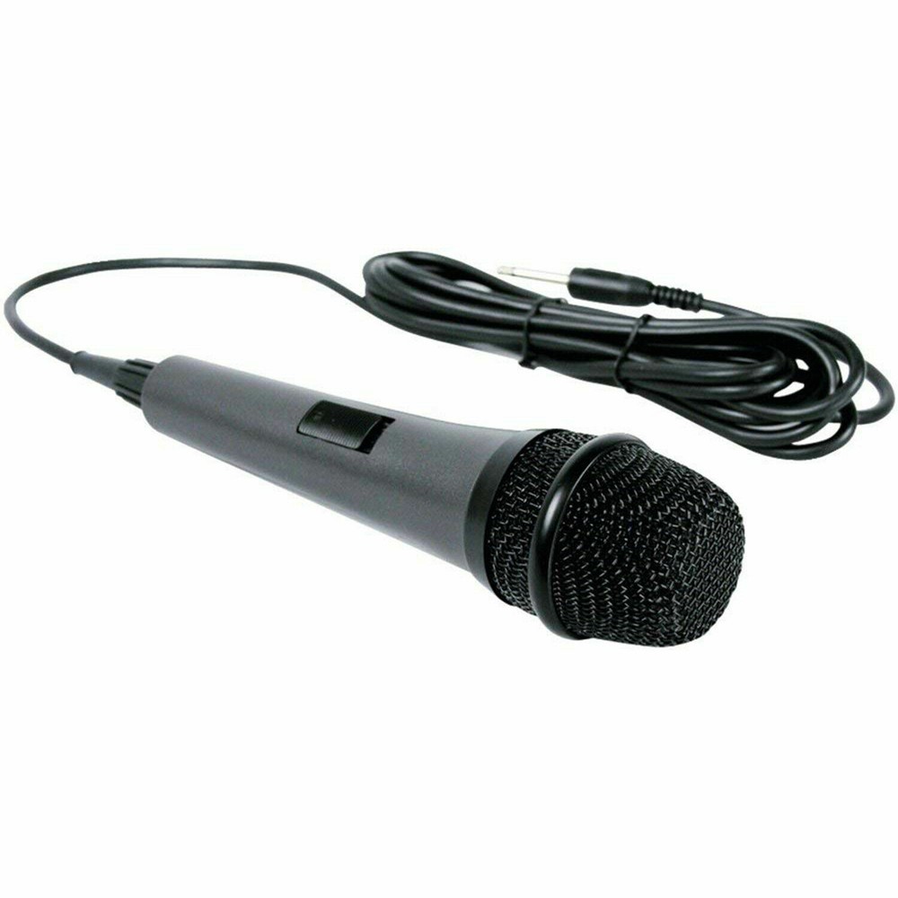 Singing Machine  Uni-directional Dynamic Karaoke Microphone w/ 10 ft Cord