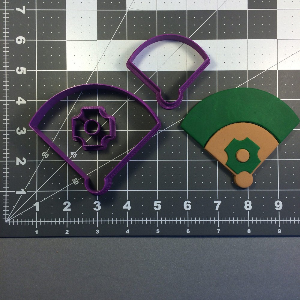 Baseball Field 100 Cookie Cutter Set