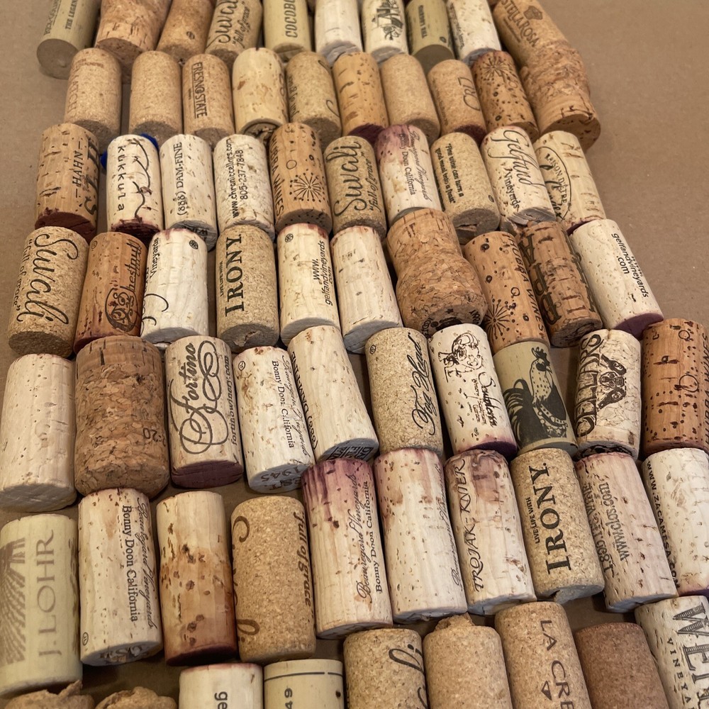 Wine Bottle Corks 100 Plus Count Various Brands Used Assorted Lot