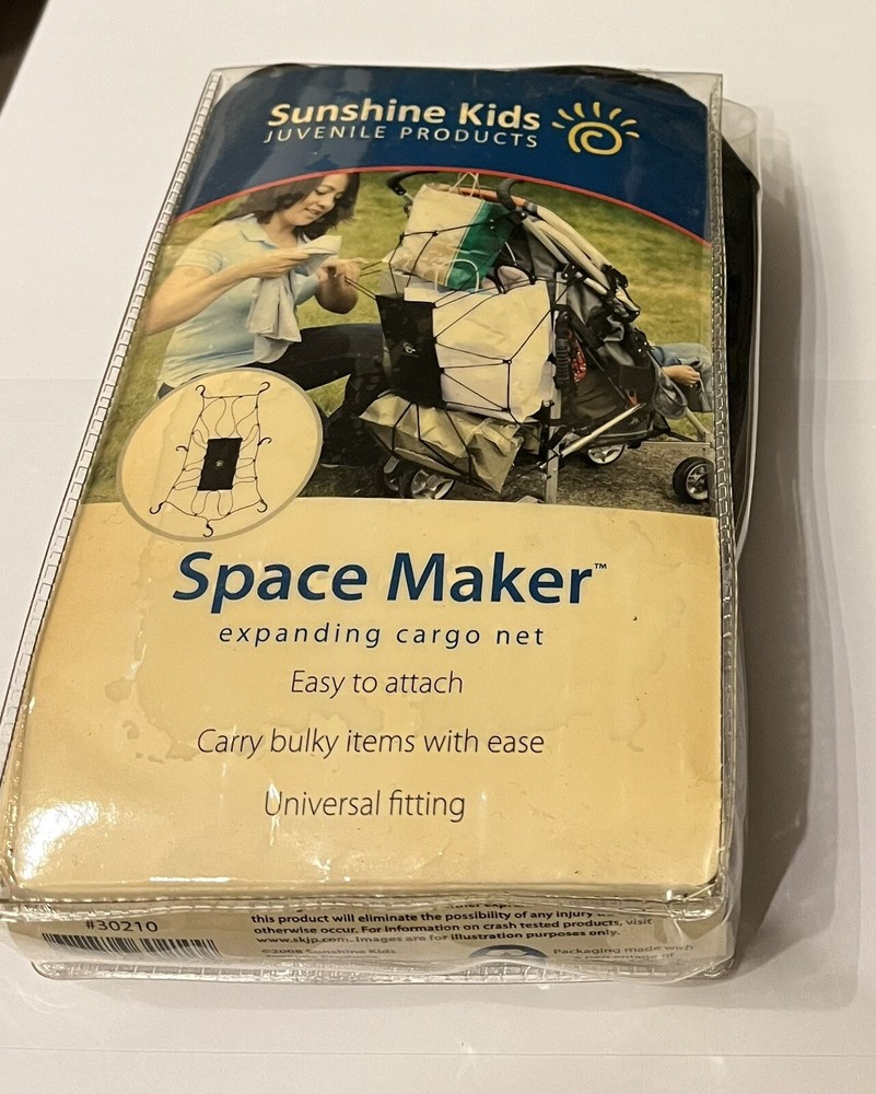 Sunshine Kids Space Maker ~ Stroller Expanding Cargo Net ~ Universal Fitting