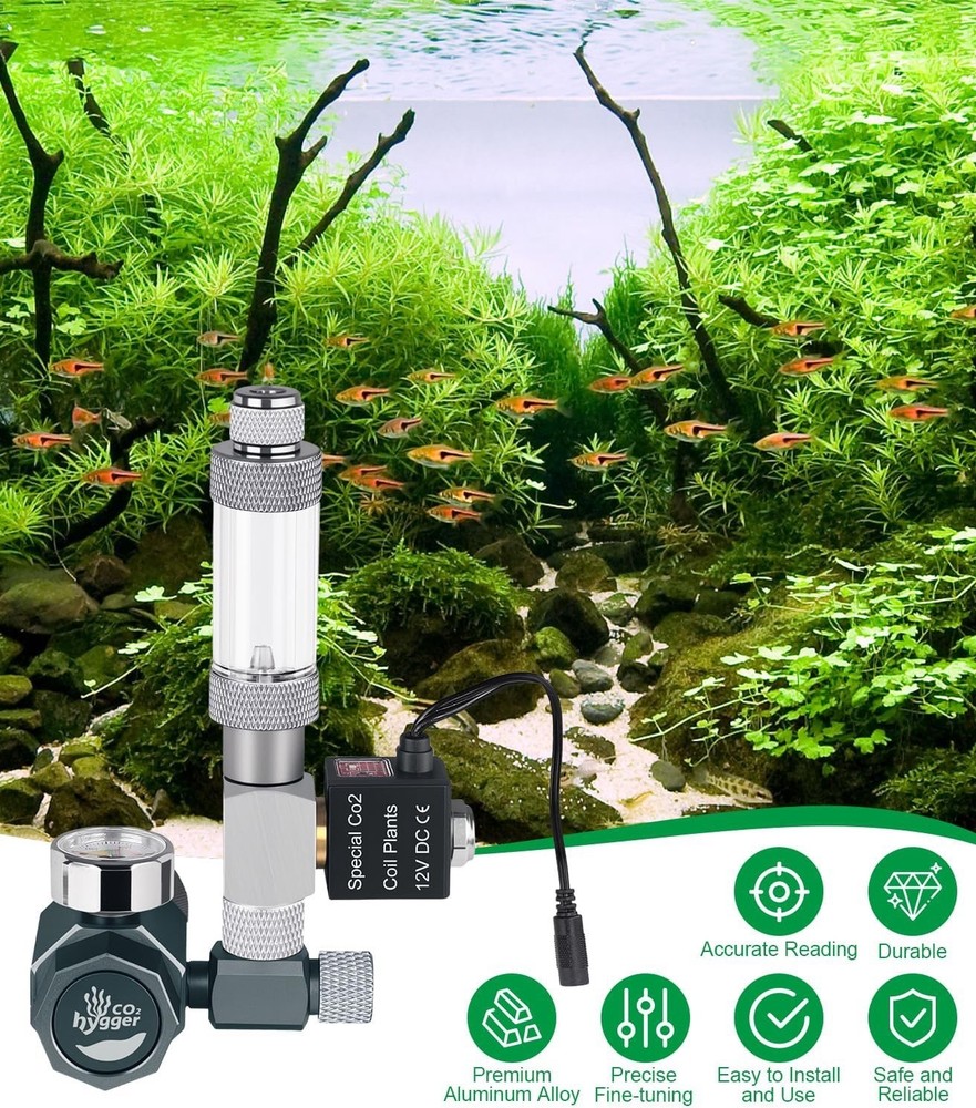 Aquarium Co2 Regulator, Mini CO₂ System