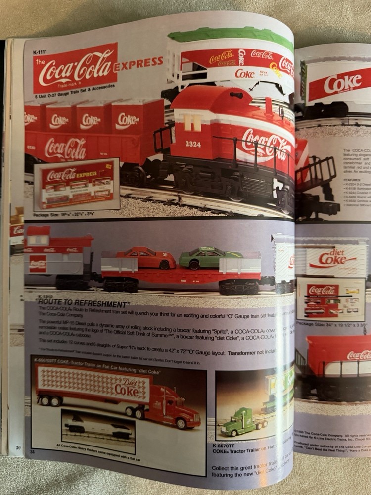 K-Line Electric Trains Catalog, 1995 First Edition