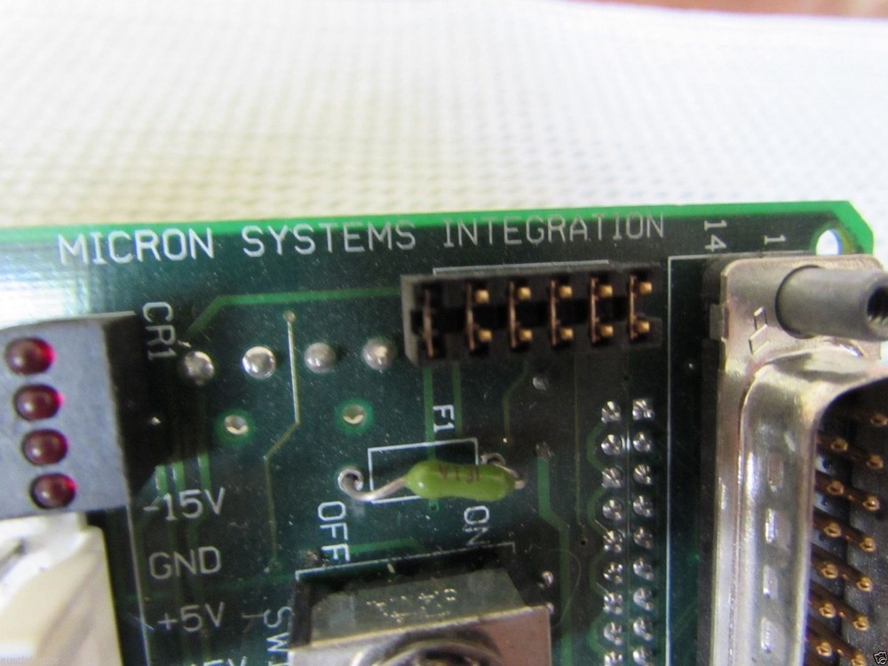 Micron Systems Integration I/O Interconnect Board PCB D2 Tester 01025-80002 RevE