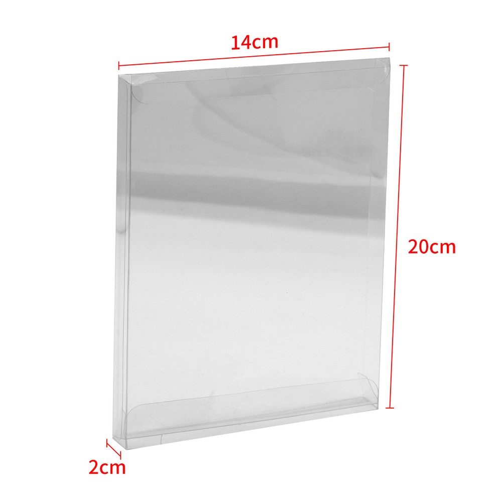 20x Clear Protective Box Protector Sleeve For DVD Standard Case (Size DV1) CD