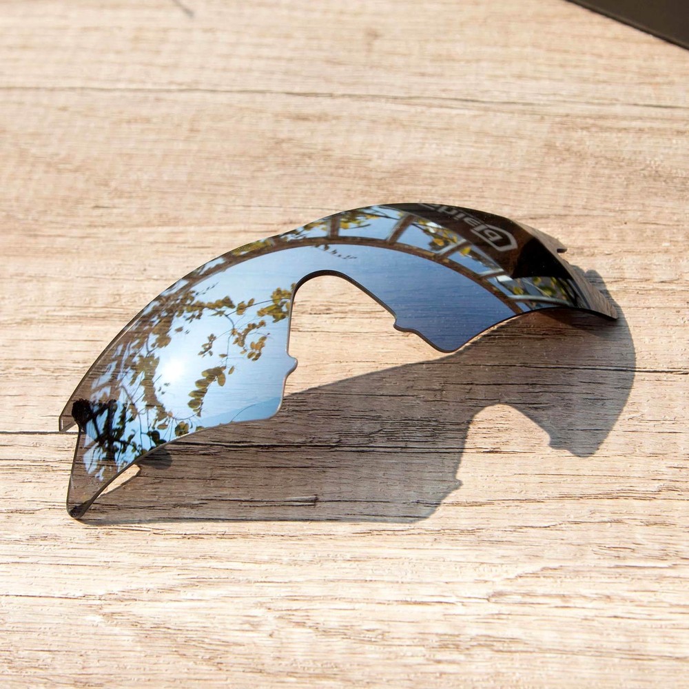 Walleva Mr.Shield Polarized Titanium Replacement Lens for Oakley M Frame Sweep