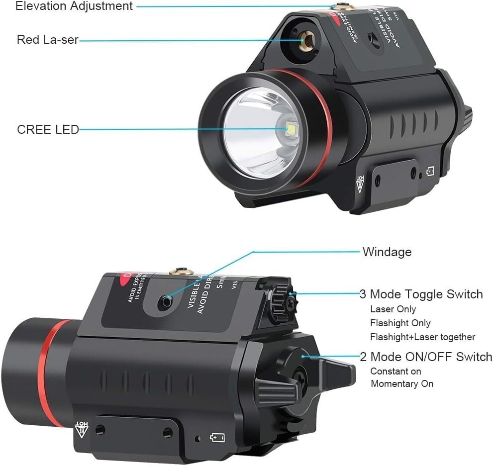 Feyachi LF-38 Flashlight/laser combo