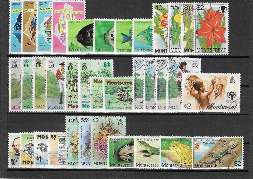 MONTSERRAT 1980 "Commemorative Sets" USED