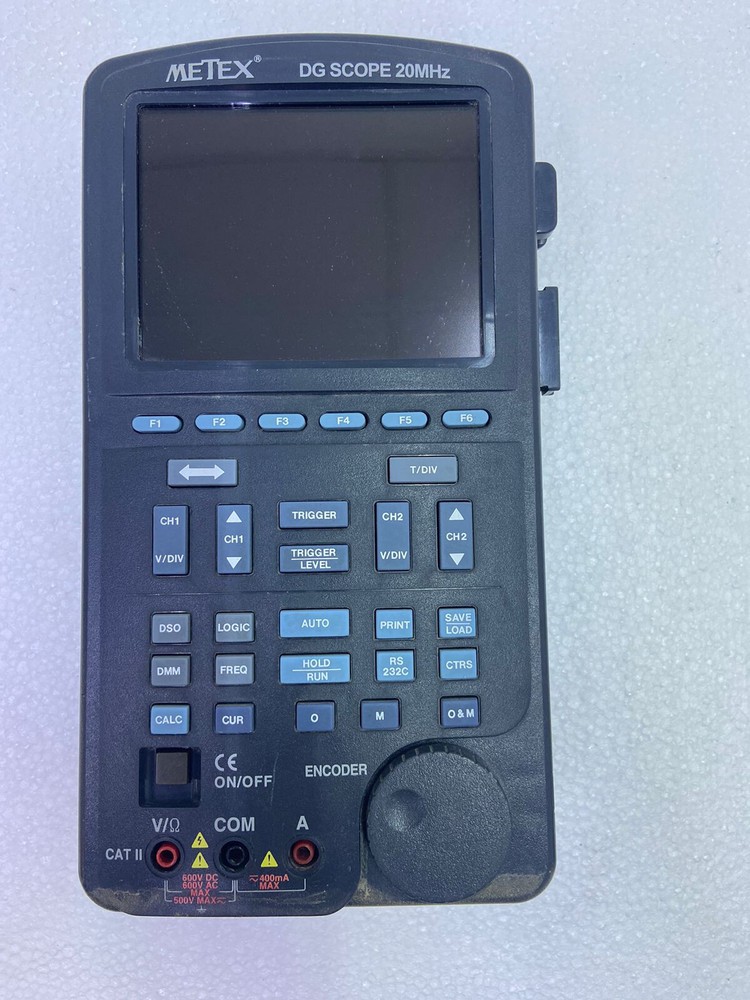 METEX DG SCOPE 20MHz Handheld Oscilloscope , CH#204