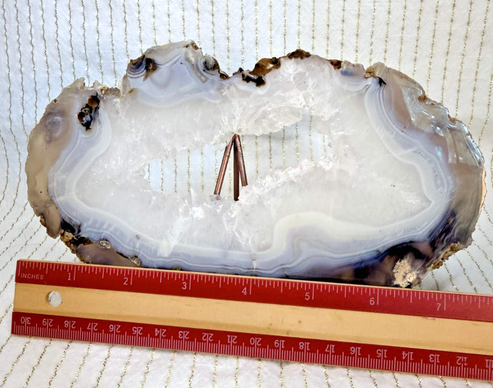 Grey Lace & Quartz Slab
