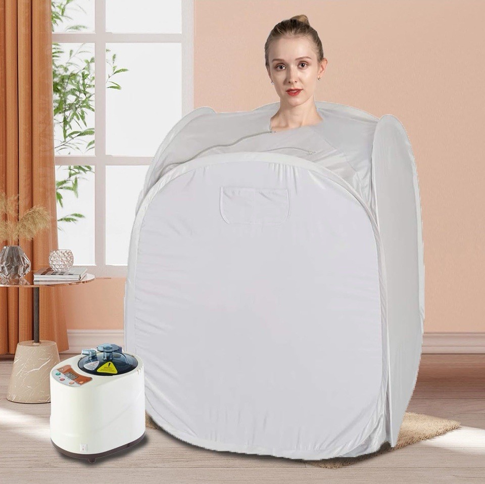 Smartmak Portable Sauna W/ Remote Gray